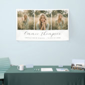 Moderne Drie Foto Afstudeercollage Spandoek (Beurs)