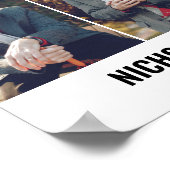 Moderne Drie Foto's Herdenking Poster (Hoek)