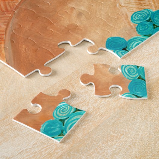 Moderne drie mannen op straat legpuzzel (Zijkant)