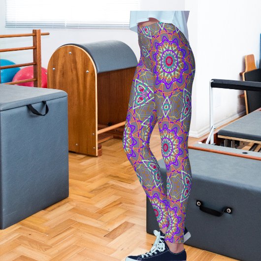 Moderne driedimensionale caleidoscoop leggings