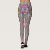 Moderne driedimensionale caleidoscoop leggings (Achterkant)