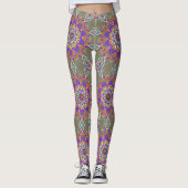 Moderne driedimensionale caleidoscoop leggings (Voorkant)