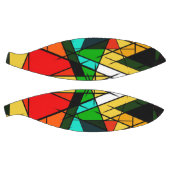 Moderne Driehoek Kleurrijke Geometrisch Basketbal (Panelen)