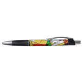 Moderne Driehoek Kleurrijke Geometrisch Pen (Bovenkant)