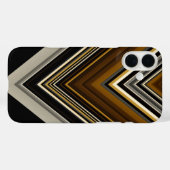 Moderne driehoeken abstracte en aangepaste initial Case-Mate iPhone case (Achterkant (horizontaal))