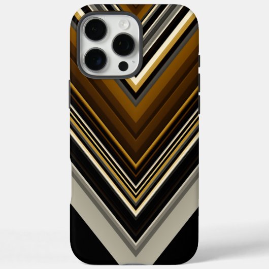 Moderne driehoeken abstracte en aangepaste initial Case-Mate iPhone case (Achterkant)