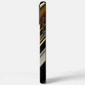 Moderne driehoeken abstracte en aangepaste initial Case-Mate iPhone case (Achterkant / Links)