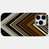 Moderne driehoeken abstracte en aangepaste initial Case-Mate iPhone case (Achterkant (horizontaal))