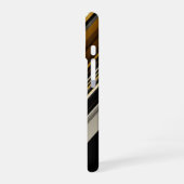 Moderne driehoeken abstracte en aangepaste initial iPhone 16 hoesje (Linkerkant)