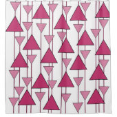 Moderne driehoeken uit de middeleeuwen douchegordijn (Voorkant)