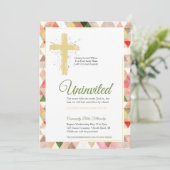 Moderne Driehoeken Vrouwen Bijbel Studie Uitnodigi Kaart (Staand voorkant)