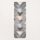 Moderne driehoeken yogamat (Achterkant)