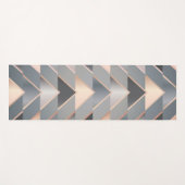 Moderne driehoeken yogamat (Voorkant (horizontaal))