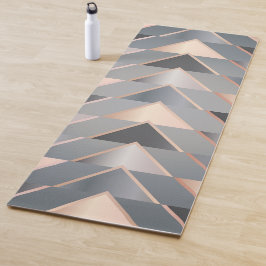 Moderne driehoeken yogamat