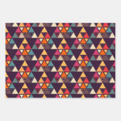 Moderne driehoekskantelen inpakpapier vel (Voorkant 2)