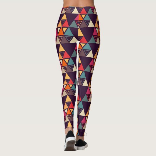 Moderne driehoekskantelen leggings (Achterkant)