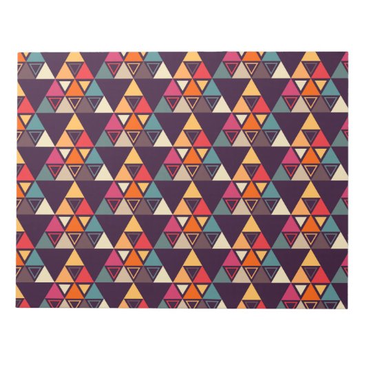 Moderne driehoekskantelen notitieblok (Voorkant)