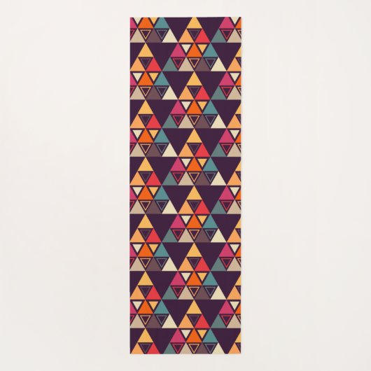 Moderne driehoekskantelen yogamat (Achterkant)