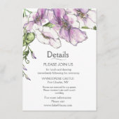 Moderne driekleur  informatiekaartje (Voorkant)