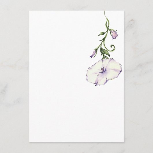 Moderne driekleur  informatiekaartje (Achterkant)