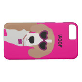 Moderne driekleurenbeagelhond Case-Mate iPhone case (Achterkant (Horizontaal))