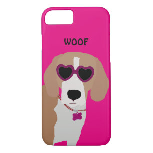 Moderne driekleurenbeagelhond Case-Mate iPhone case