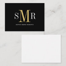 Moderne drieletter-monogram beginletters naam