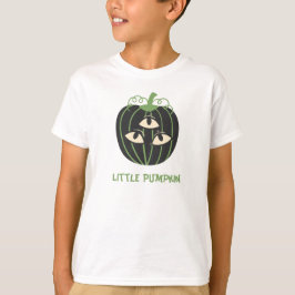 Moderne Drieoogige Pompoen Halloween T-shirt