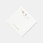 Moderne "Drink in liefde" luiers voor bruiloft Servet (Hoek)