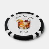 Moderne Drink Token Namen Datum Huwelijk (Enkel)