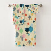 Moderne Drinken uit de midden van de eeuw Bad Handdoek (Insitu)