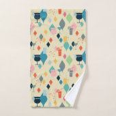 Moderne Drinken uit de midden van de eeuw Bad Handdoek (Handdoek)