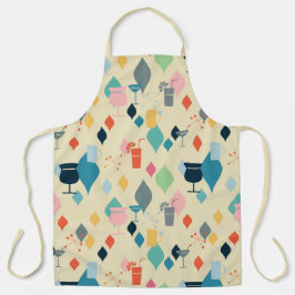 Moderne Drinken uit de midden van de eeuw Schort