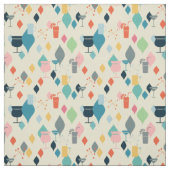 Moderne Drinken uit de midden van de eeuw Stof (Swatch)