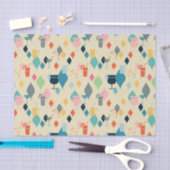 Moderne Drinken uit de midden van de eeuw Tissuepapier (Craft)