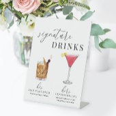 Moderne Drinken voor de ondertekening van Waterver Reclamebord Met Voetstuk