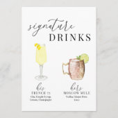 Moderne Drinken voor het ondertekenen van Waterver (Voorkant)