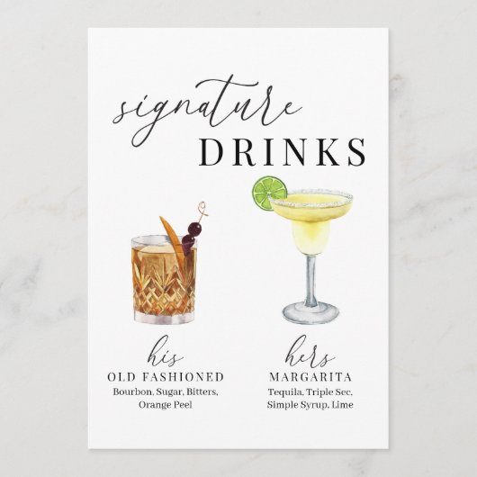 Moderne Drinken voor het ondertekenen van Waterver (Voorkant)