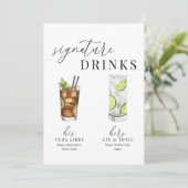 Moderne Drinken voor het ondertekenen van Waterver (Staand voorkant)