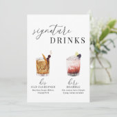 Moderne Drinken voor het ondertekenen van Waterver (Staand voorkant)