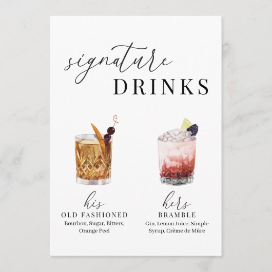 Moderne Drinken voor het ondertekenen van Waterver (Voorkant)