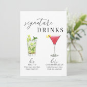 Moderne Drinken voor het ondertekenen van Waterver (Staand voorkant)