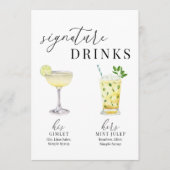 Moderne Drinken voor het ondertekenen van Waterver (Voorkant)