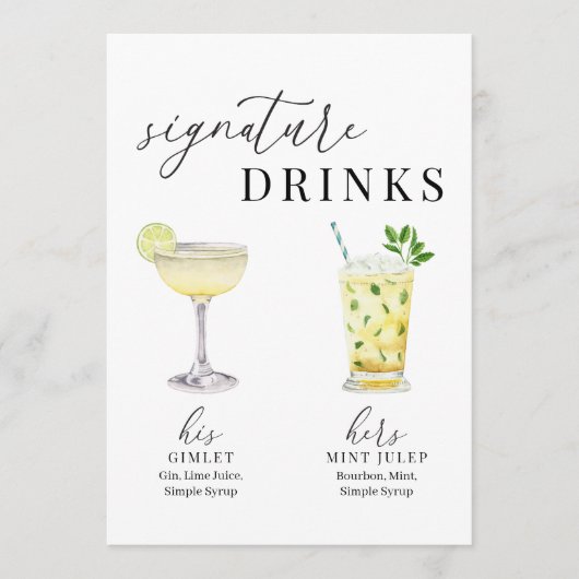 Moderne Drinken voor het ondertekenen van Waterver (Voorkant)