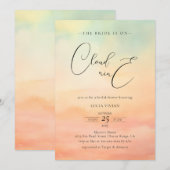 Moderne dromerige zonsondergang op wolk 9 Vrijgeze Kaart (Voorkant / Achterkant)