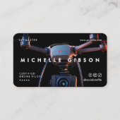 Moderne Drone Operator Professionele UAV Pilot Visitekaartje (Voorkant)