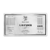 Moderne Dropper Fles Etiket Logo (Voorkant)