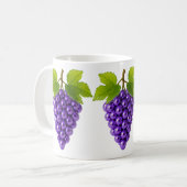 Moderne druivenclusters koffiemok (Voorkant links)