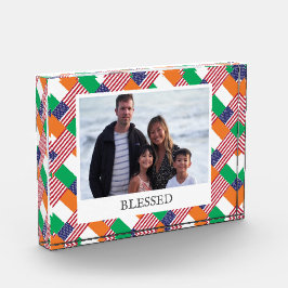Moderne DUAL IRISH AMERICAN Photo Block Fotoblokken