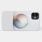Moderne Dual-Tone Minimalistische Bol Kunst - Stra Case-Mate iPhone Case (Achterkant (horizontaal))